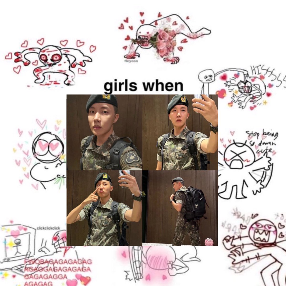 sevenrchive's tweet photo. military husband 😭 https://t.co/MOXQpIo3KJ