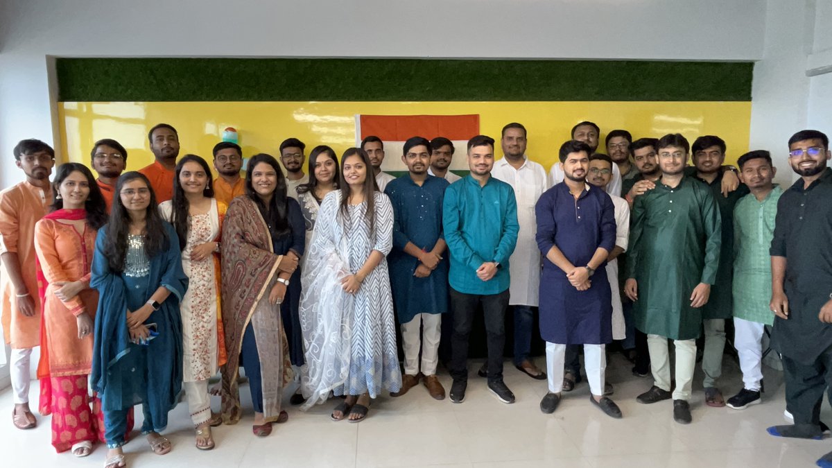 openeducat's tweet photo. Reflecting on a Remarkable Independence Day Celebration at OpenEduCat Office! 🇮🇳🎉 We came together to honor our nation's freedom and the spirit of learning that propels us forward.
#OpenEduCat #independenceday #corporate #india #independencedaycelebration #officecelebration #workculture #officelife #jaihind #proudtobeindian #office #celebration #worklife
