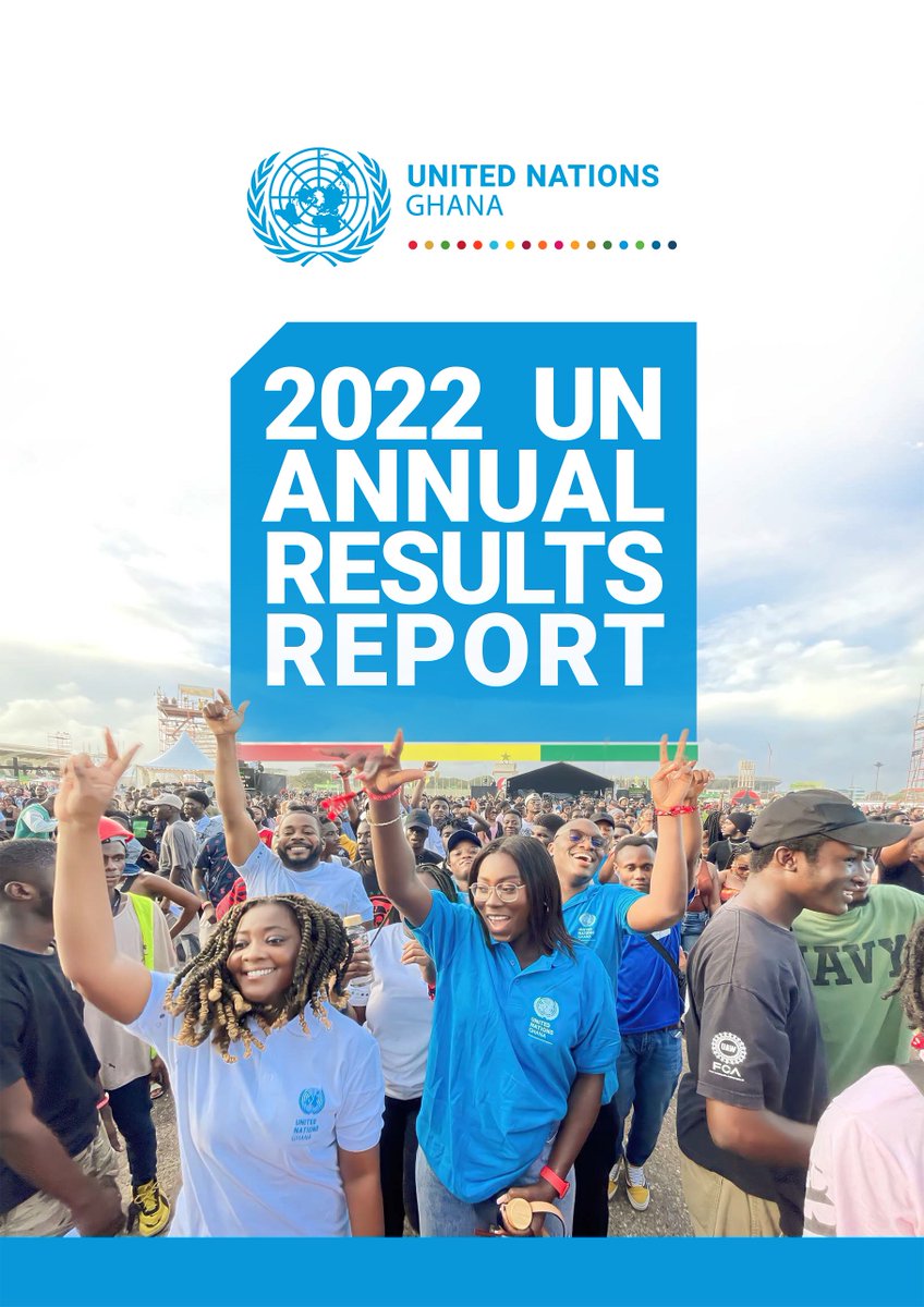 UNinGhana's tweet photo. Our 2022 Annual Report 📘is out.

Download a copy, explore and share👉 https://t.co/YWuVaA1NHt

#UNinGhana, working together with the Government of Ghana🇬🇭 and partners to #LeaveNoOneBehind https://t.co/4A02ejOedt