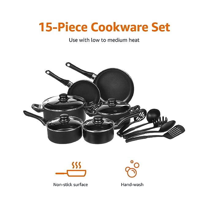 NikithaViews's tweet photo. PREMIUM DEALS 24/7:
https://t.co/VUHO3PNPWV

62% off
AmazonBasics Aluminium Non-Stick Black Cookware Set - 15 Piece @3799 https://t.co/mjEYTRD9Kb