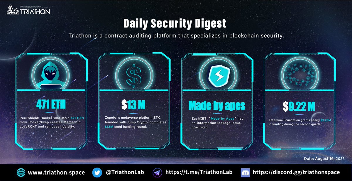 TriathonLab's tweet photo. 📢#Triathon Daily Security Digest

🛡Always double-check the address before sending any cryptocurrency. One small mistake can lead to irreversible loss. Stay vigilant and verify the recipient's address to ensure secure transactions. 

#web3safe