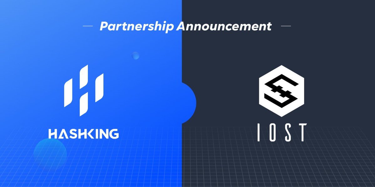 HashKingGlobal's tweet photo. ❤️We are thrilled to announce our partnership with
@IOST_Official
IOST is ultra-fast, scalable and secure blockchain network based on the next-generation consensus algorithm “Proof of Believability”
▶️https://t.co/O7OPmleGWi
#chainupcloud #iost #staking #Partner https://t.co/6c7Ede8nXI
