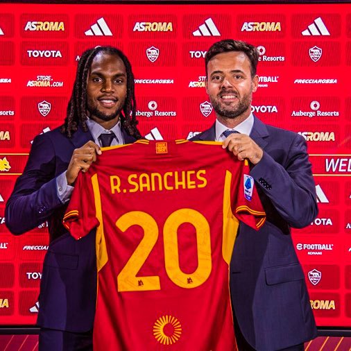 FabrizioRomano's tweet photo. After Leandro Paredes, Renato Sanches joins AS Roma on loan deal with option to buy clause 🟡🔴🇵🇹 #ASRoma

◉ €1m loan fee to PSG.
◉ €15m buy option clause.
◉ €15m clause becomes mandatory if Renato will play 60% of the games. https://t.co/jczxBgPlW8