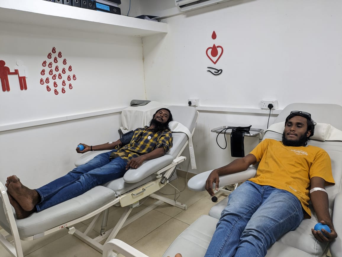 mrc_mcu's tweet photo. Blood Donation Camp is going strong! If you are able to donate do visit us at Maldivian Blood Services! 🩸

We will be here until 6PM. Walk-ins are greatly encouraged.

#MRC14
#MRCDay https://t.co/25GM1IFktO