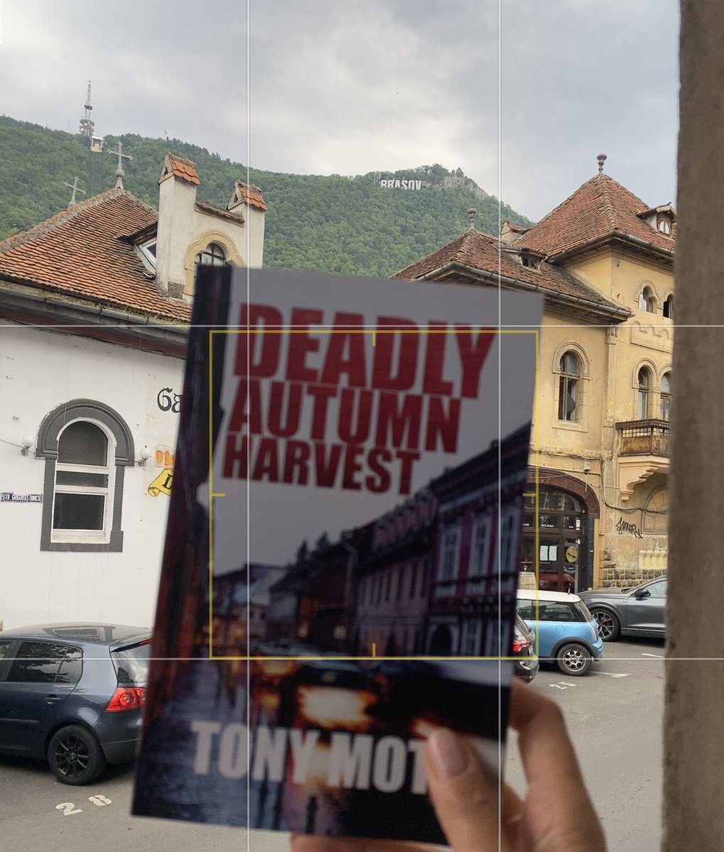 Thank you Rebecca Collins and <a href="/adrian_hobart/">Adrian Hobart</a> from <a href="/HobeckBooks/">Hobeck Books</a> for the invitation and for the wonderful conversation. Glad we have answered the question: “Which town is more beautiful than Hollywood”? - Brasov 
#crimefiction #romaniannoir #hobcast #deadlyautumnharvest