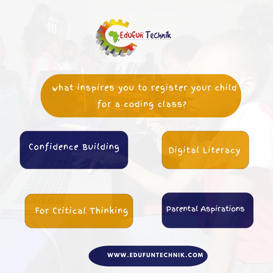 edufunSTEMnig's tweet image. As a parent, tell us in the comment section what inspires you to register your child in a coding class!
#codingforkids #SummerCodingCamp #kidscodingcamp #stemeducation #stemlearning #STEMNigeria