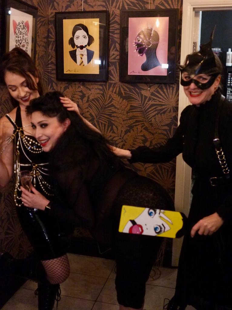 HarnessandMane's tweet photo. Memories from some of our favourite fetish exhibtions in the salon @michellemildenhall @sakura_strike @inkylayla https://t.co/9G1mDFLLBg