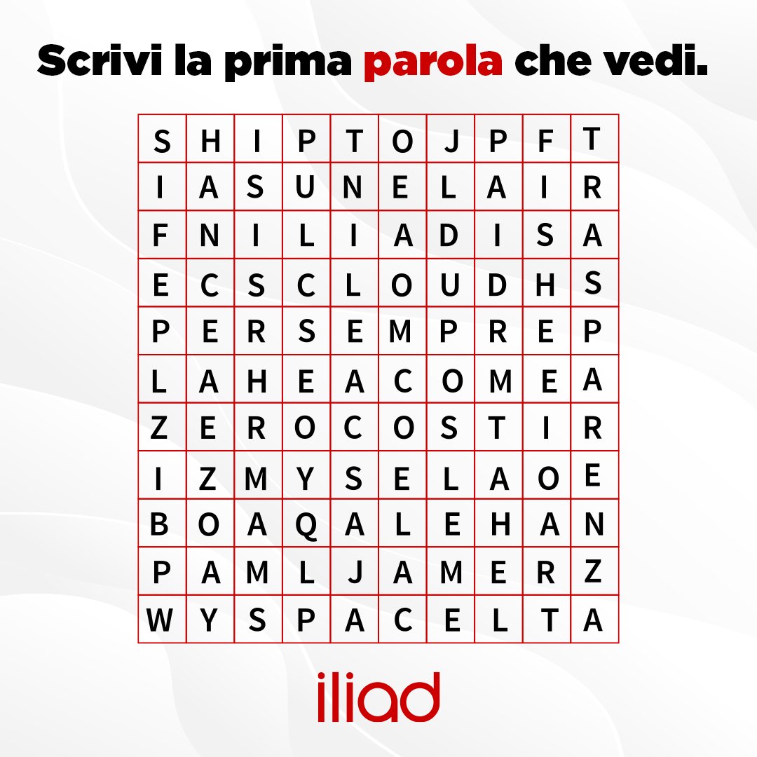 IliadItalia's tweet photo. Parole, parole, parole. https://t.co/XOyJ0o1m1j