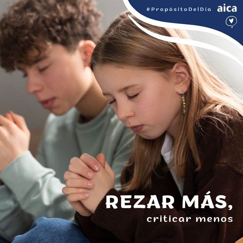 #PropósitoDelDía #BuenMiércoles
Hoy dediiquémonos a rezar más y criticar menos