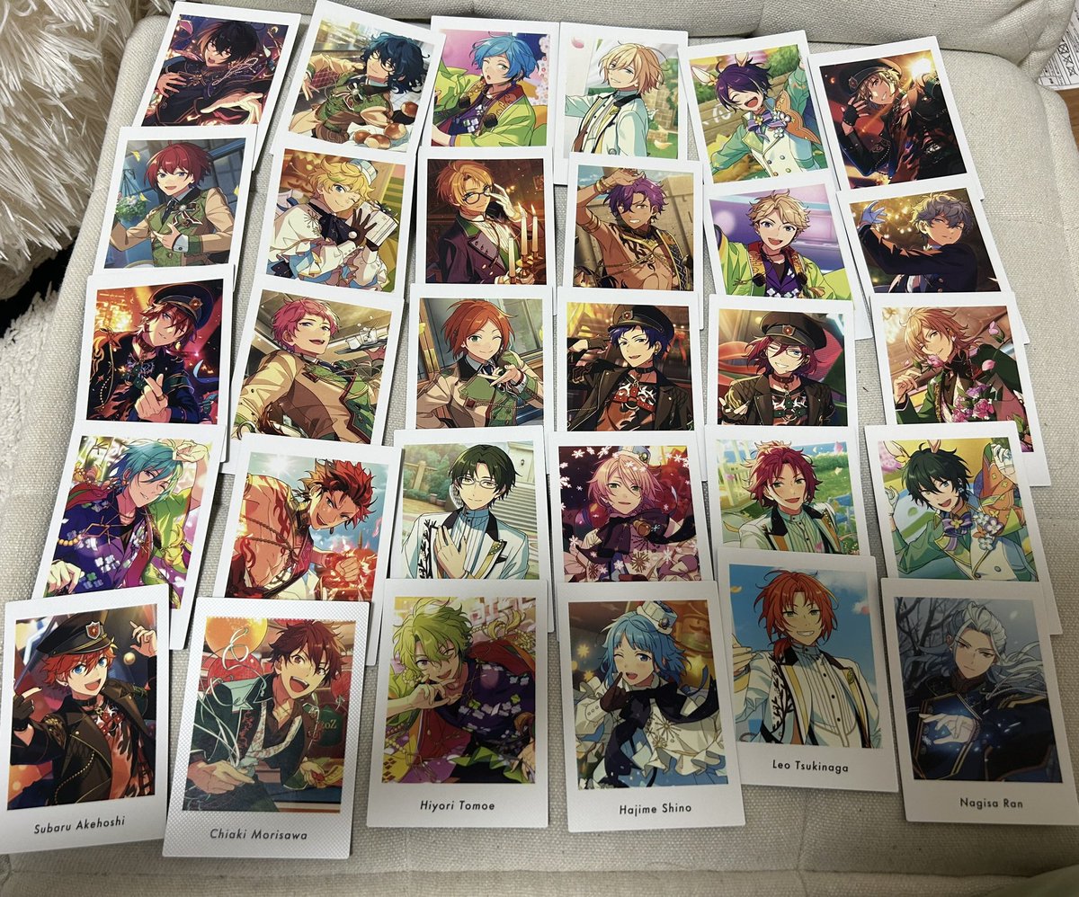 am_11387's tweet photo. あんスタ　交換
ぱしゃっつ　shuffle  シャッフル
譲 画像のもの
求 礼瀬 マヨイ
#あんスタ交換 https://t.co/AcuRpdAf6Q