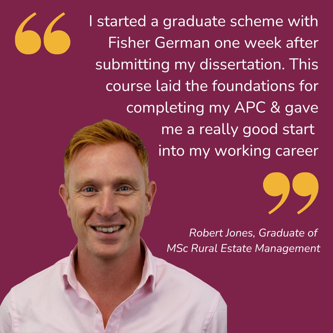 RoyalAgUni's tweet photo. There's still time to apply for our fully RICS accredited postgraduate courses starting this September: MSc Real Estate and MSc Rural Estate Management, full-time or part-time. https://t.co/7LgniHYWYn #RELM #RealEstate #CharteredSurveyor https://t.co/1fK4hMf566