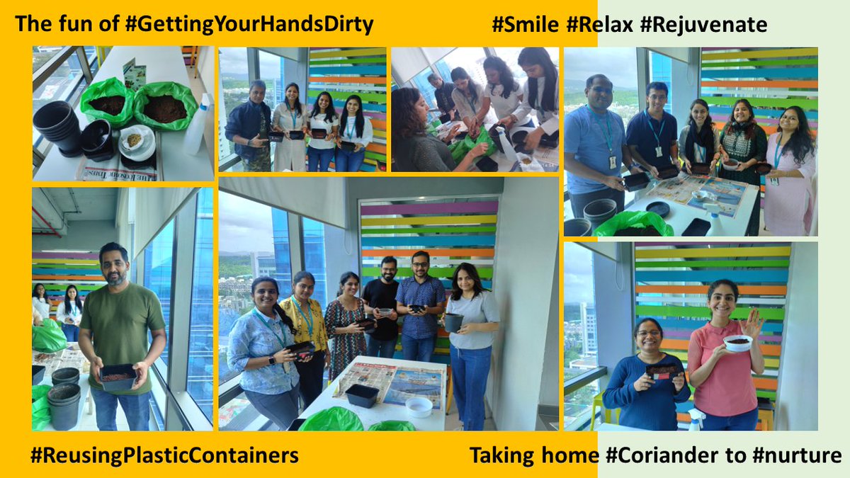 IpsosInIndia's tweet photo. We're thrilled to share the remarkable #seedplanting #workshop that recently took place, sparking our #green fingers and unearthing the gardening abilities of our team!
#IpsosIndia #GreenVibes #nature #earth #sustainability https://t.co/Re7jU2XjmZ