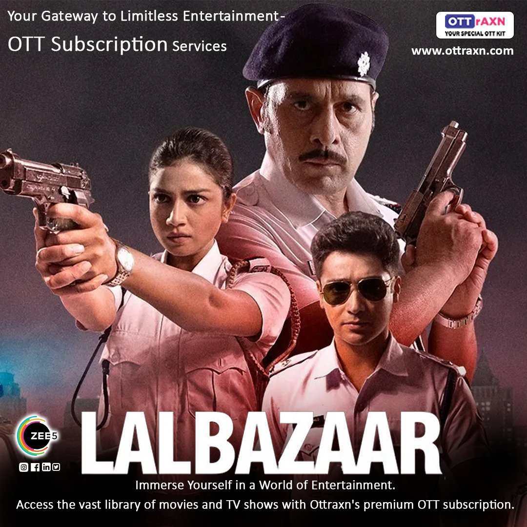 Unleash a World of Entertainment: Elevate Your Streaming Experience with Our Premium OTT Subscription Service. 🎬📺

#ott #subscription #ottraxn #ottdelights #streamwithus #ottservice #lalbazaar
#kaushiksen #sabyasachichakraborty #hrishitaabhatt #ronjinichakraborty