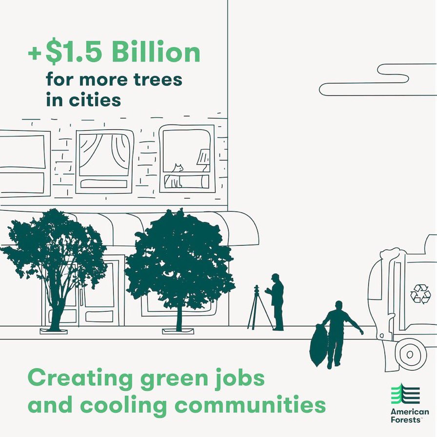Happy 🎂 Inflation Reduction Act! Amidst the hottest summer ever recorded, <a href="/AmericanForests/">American Forests</a> is 🙏 <a href="/SenBooker/">Sen. Cory Booker</a> made sure IRA includes largest #TreeEquity🌳 investment in 🌎 history to cool our cities. Read about this &amp; more in <a href="/WhiteHouse/">The White House</a> progress report: whitehouse.gov/briefing-room/…