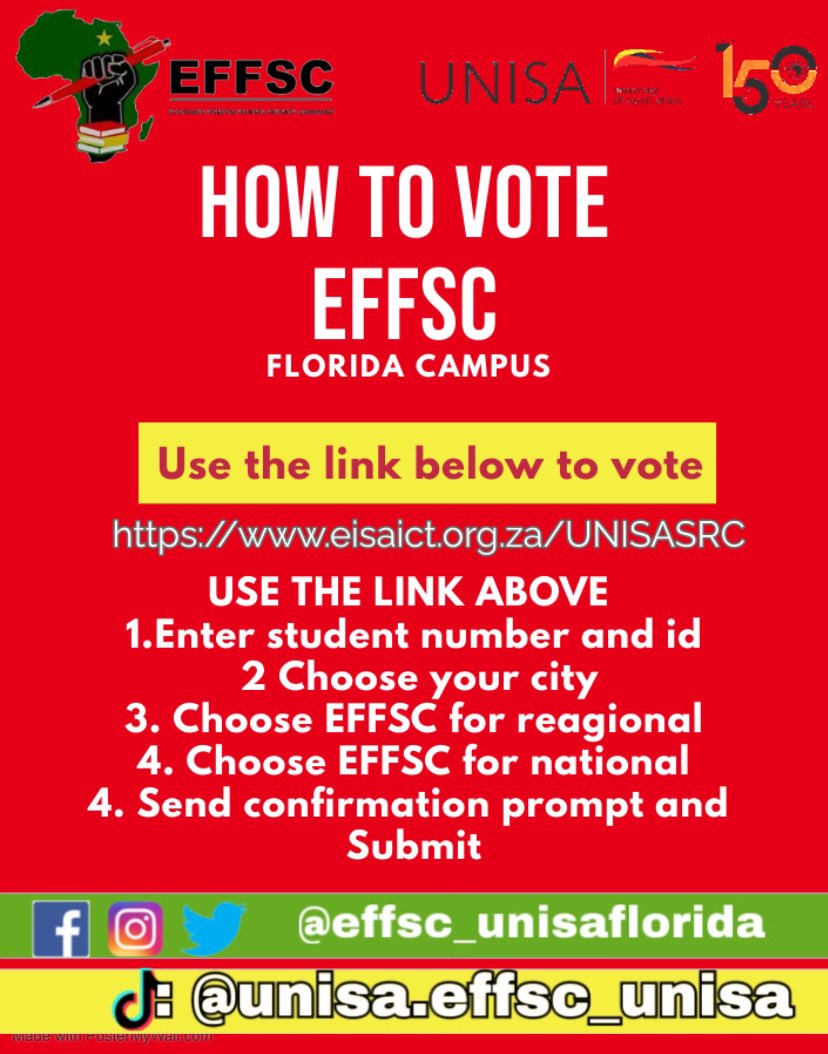 effscunisa_flo's tweet photo. Make sure you follow the below link to vote for the EFFSC at both regional and National level 

https://t.co/0QErOtzOqT

Guide: 👇🏽 https://t.co/TOqIN7p4o5