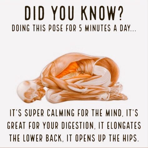 Doing this pose for 5 minutes a Day calms the Mind..

1.