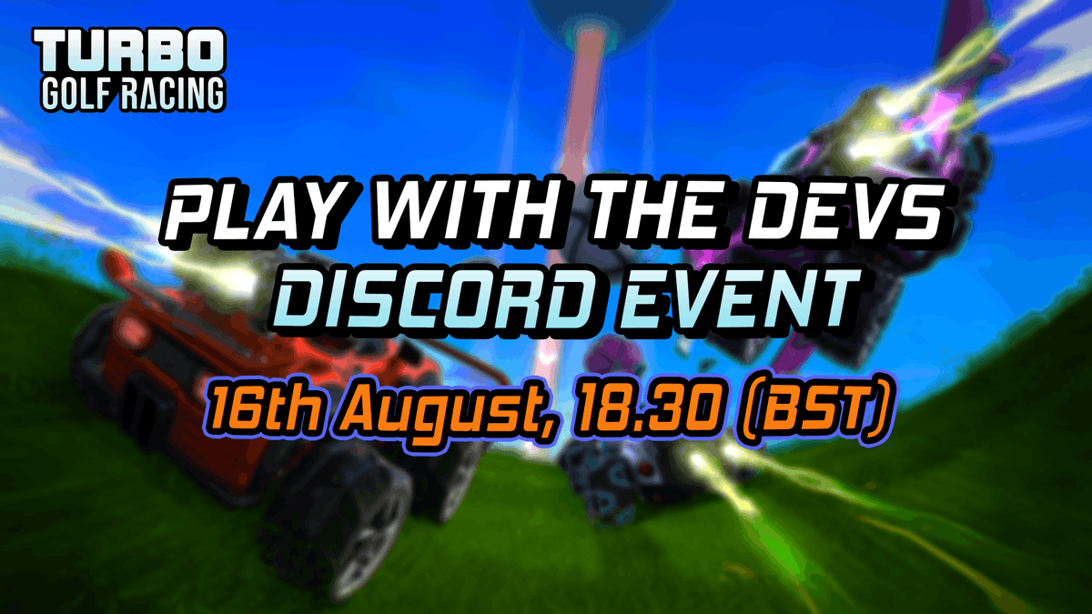 Join us later on to play TGR, talk about what's new and pick up some free T-Shirts!