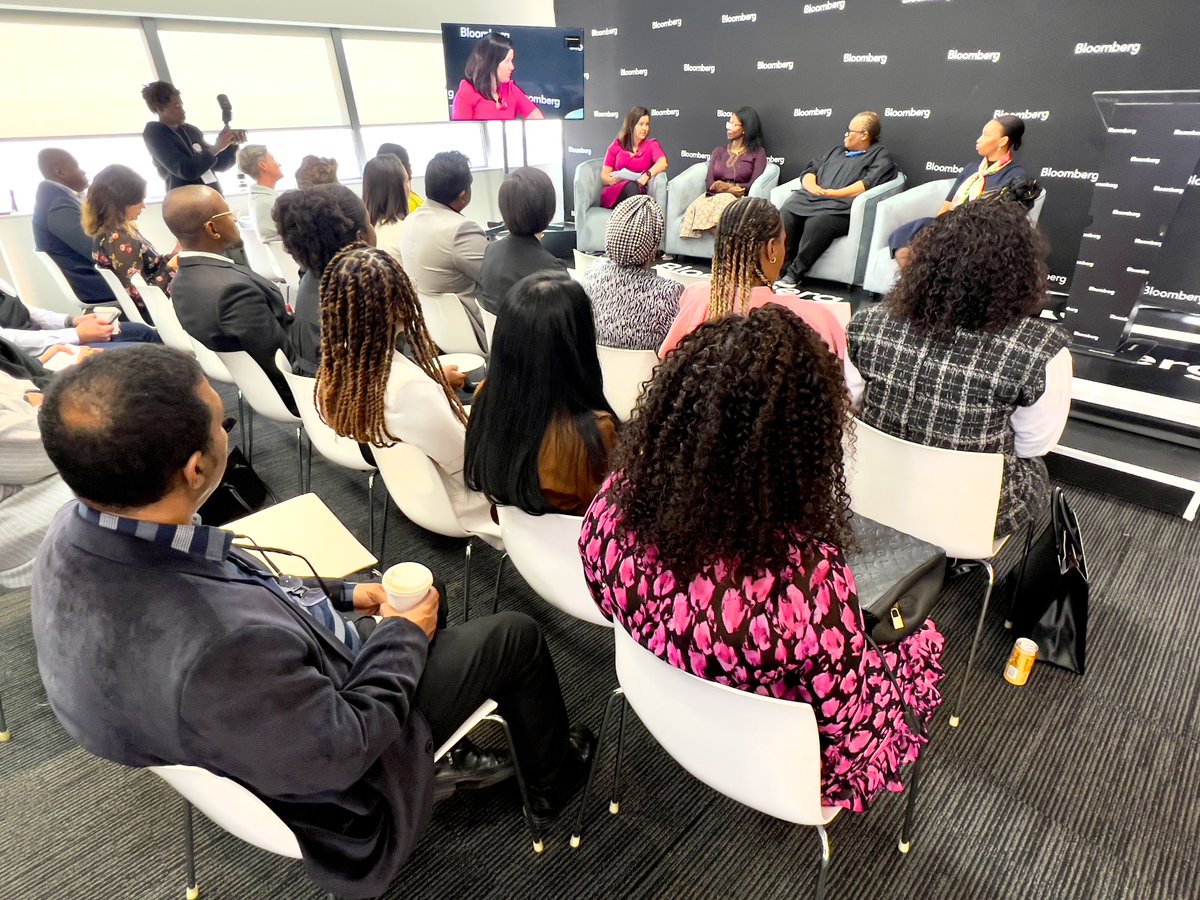 Timothy Rangongo (@timothyrangongo) on Twitter photo Day 3 | <a href="/BloombergAfrica/">Bloomberg Africa</a> pre-#BRICS2023/
<a href="/BRICSza/">BRICSza</a> talks on business driving job creation via investments with:
- Mamongae Mahlare, CEO <a href="/TAKEALOT/">takealot</a>
- Zoya Sisulu, head of investment banking <a href="/GoldmanSachs/">Goldman Sachs</a>
- Trudi Makhaya, fmr economic advisor <a href="/PresidencyZA/">The Presidency 🇿🇦</a>
📍<a href="/Bloomberg/">Bloomberg</a> Johannesburg Day 3 | <a href="/BloombergAfrica/">Bloomberg Africa</a> pre-#BRICS2023/
<a href="/BRICSza/">BRICSza</a> talks on business driving job creation via investments with:
- Mamongae Mahlare, CEO <a href="/TAKEALOT/">takealot</a>
- Zoya Sisulu, head of investment banking <a href="/GoldmanSachs/">Goldman Sachs</a>
- Trudi Makhaya, fmr economic advisor <a href="/PresidencyZA/">The Presidency 🇿🇦</a>
📍<a href="/Bloomberg/">Bloomberg</a> Johannesburg