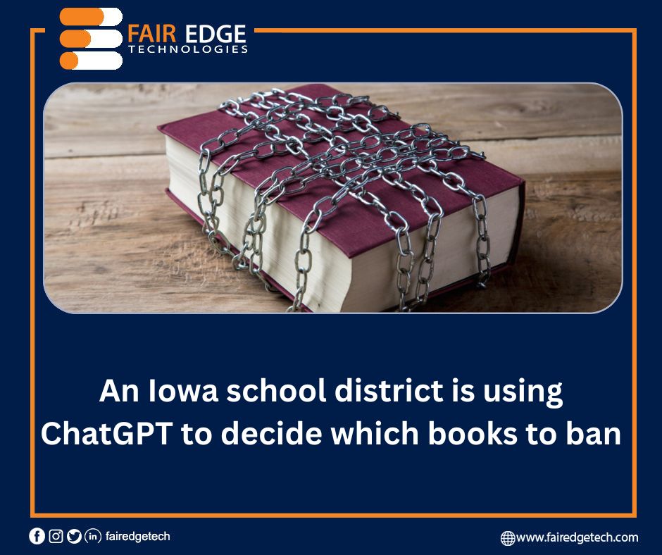 An Iowa school district is using ChatGPT to decide which books to ban #artificialintelligence #ai #machinelearning #technology #datascience #python #deeplearning #programming