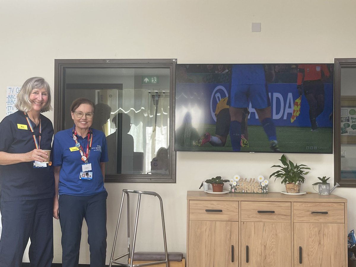 SpenserWard2's tweet photo. England VS Australia World Cup semi final ⚽️ thanks for visiting and watching with us @Lorna_Payne👏🏻 @sabpNHS @SABPDigital https://t.co/iOBOkMwMiT