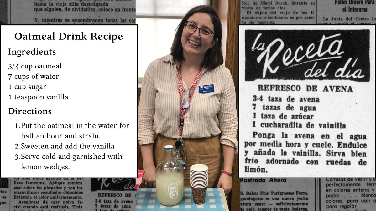 UFNDNP's tweet photo. Would you like to learn more about how UFNDNP built a bilingual recipe website using digitized newspapers? Join Sarah Tew &amp; Melissa Jerome on Friday for a live webinar with @FLdighumanities
Register today by clicking on the link: 
https://t.co/M8D0WF0SDc https://t.co/lngDME4Q6w