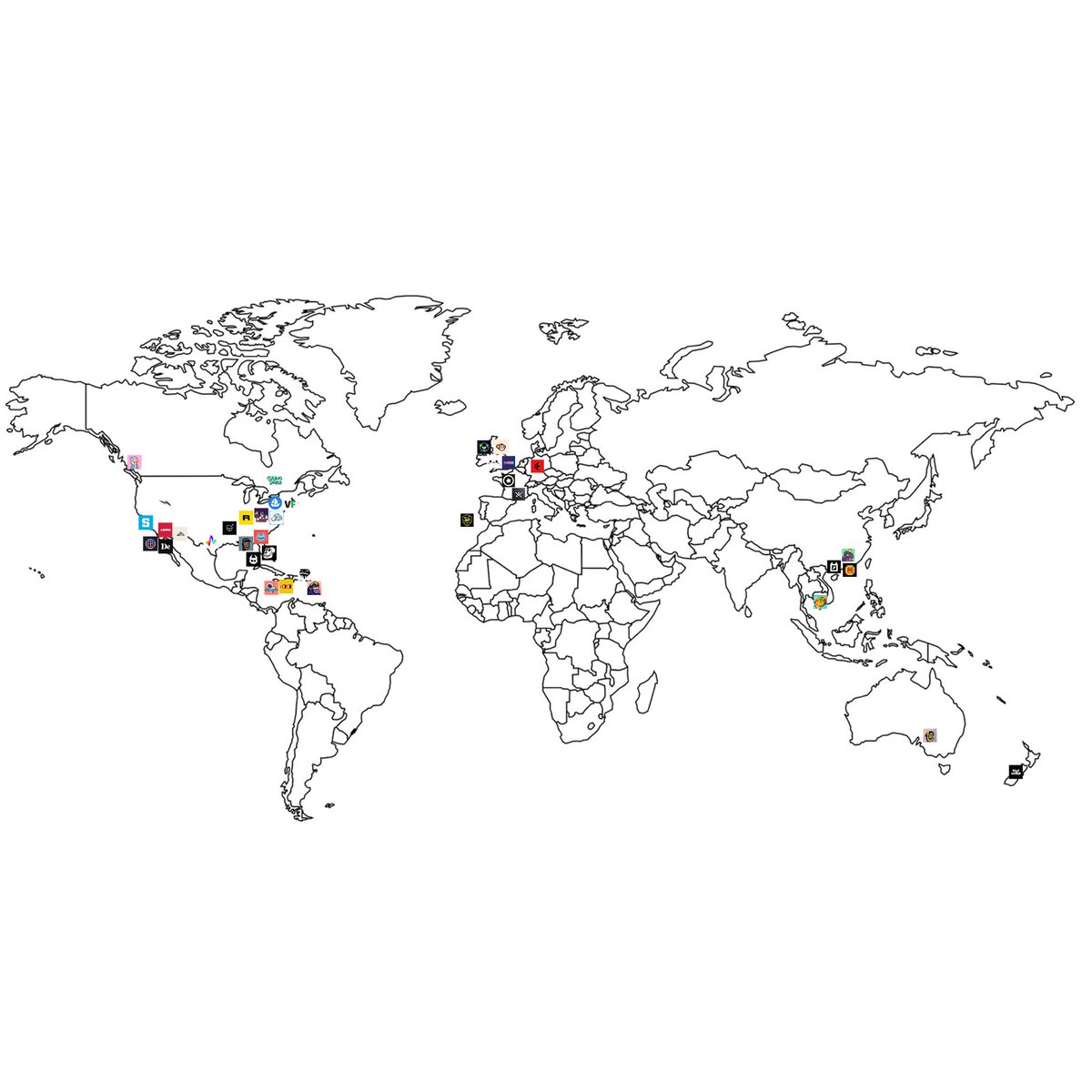 Have you ever wondered where your favorite NFT projects are located? 🌎