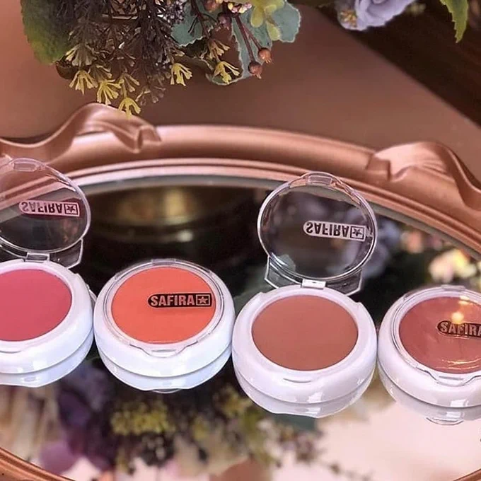 BLUSH COMPACTO SAFIRA LINHA BASIC – Várias cores disponíveis