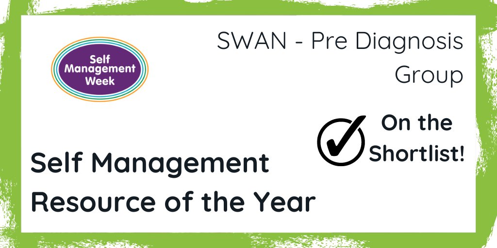 SWAN (@swanautism) on Twitter photo We're excited to announce that the SWAN Pre-Diagnosis Group has been shortlisted for the Alliance 2023 Self Management Awards - the category of Self Management Resources of the Year!
<a href="/ALLIANCEScot/">The ALLIANCE</a> <a href="/SelfMgmtScot/">ALLIANCE Self Mgmt</a> We're excited to announce that the SWAN Pre-Diagnosis Group has been shortlisted for the Alliance 2023 Self Management Awards - the category of Self Management Resources of the Year!
<a href="/ALLIANCEScot/">The ALLIANCE</a> <a href="/SelfMgmtScot/">ALLIANCE Self Mgmt</a>