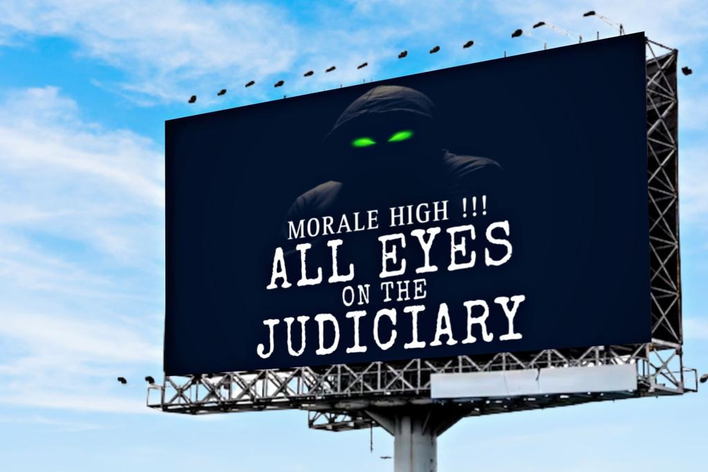 PO_GrassRootM's tweet photo. JUST IN: Nigerians in diaspora to begin “All EYES ON THE JUDICIARY” peaceful march globally in their various cities across the world to draw an international attention for the ongoing (PEPT) to ensure the upholding of JUSTICE by the Nigerian Judiciary regarding the Presidential Election Petition Tribunal.

#AllEyesOnTheJudiciary