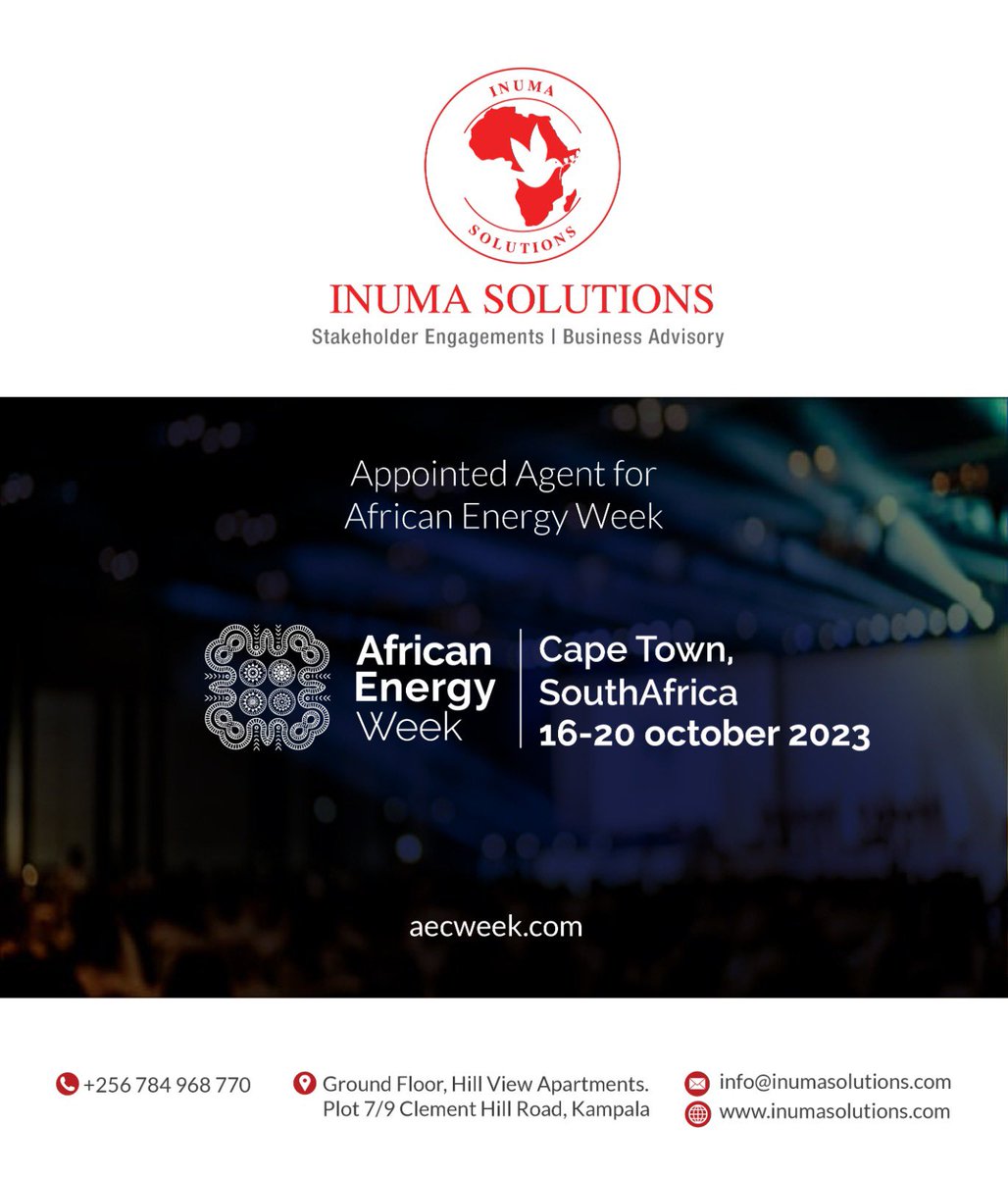 In exactly 2 months (16th to 20th October 2023), the world will gather in Cape Town SA on all matters #AfricanEnergy at the @Real_AEW #AEW2023 

When @nj_ayuk says “we are not playing this year”, it is absolutely true!🤗

The blend of speakers and panelists on the program,