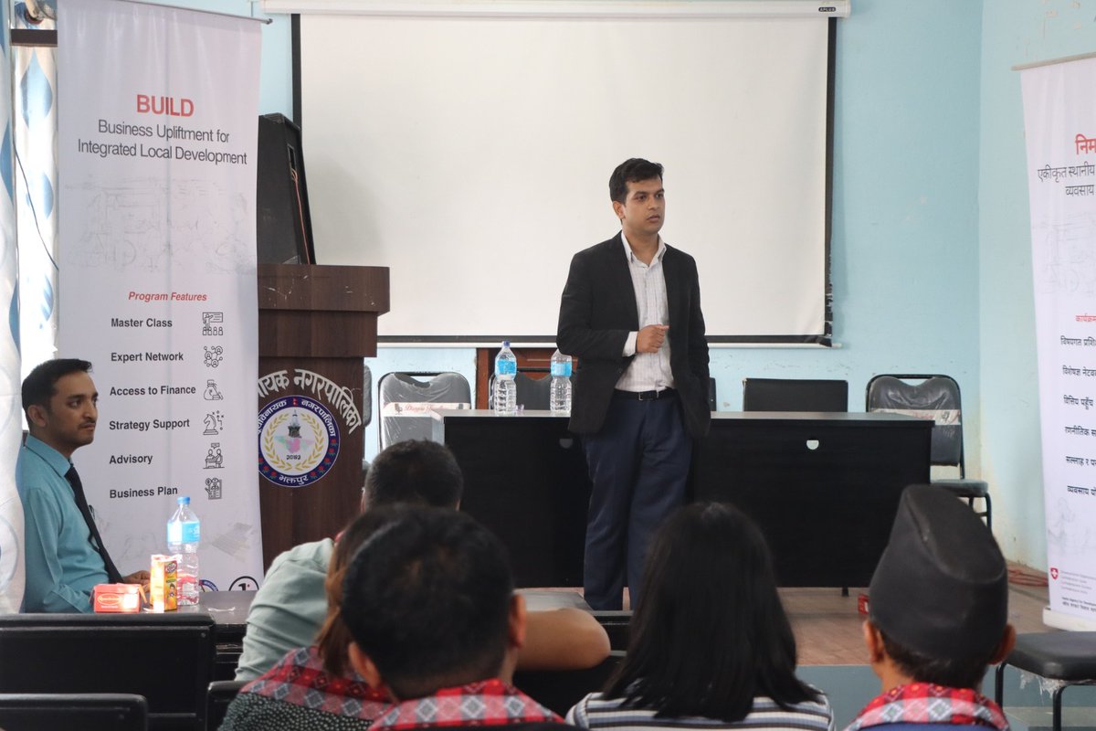 InvestinNepal's tweet image. Highlights of #ProjectBUILD Orientation Day. SMEs were on boarded and expectations were aligned! SMEs interacted with municipality leadership. Legal &amp;amp; marketing experts elucidated on masterclasses. Insights were also shared by OTW’s past BDS recipients.