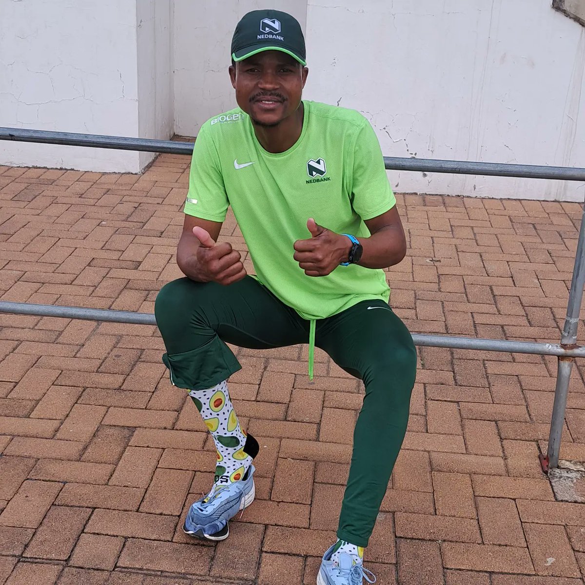 Simo20785600's tweet photo. Running is life 
@Nedbank_RC https://t.co/w0se82YRS6