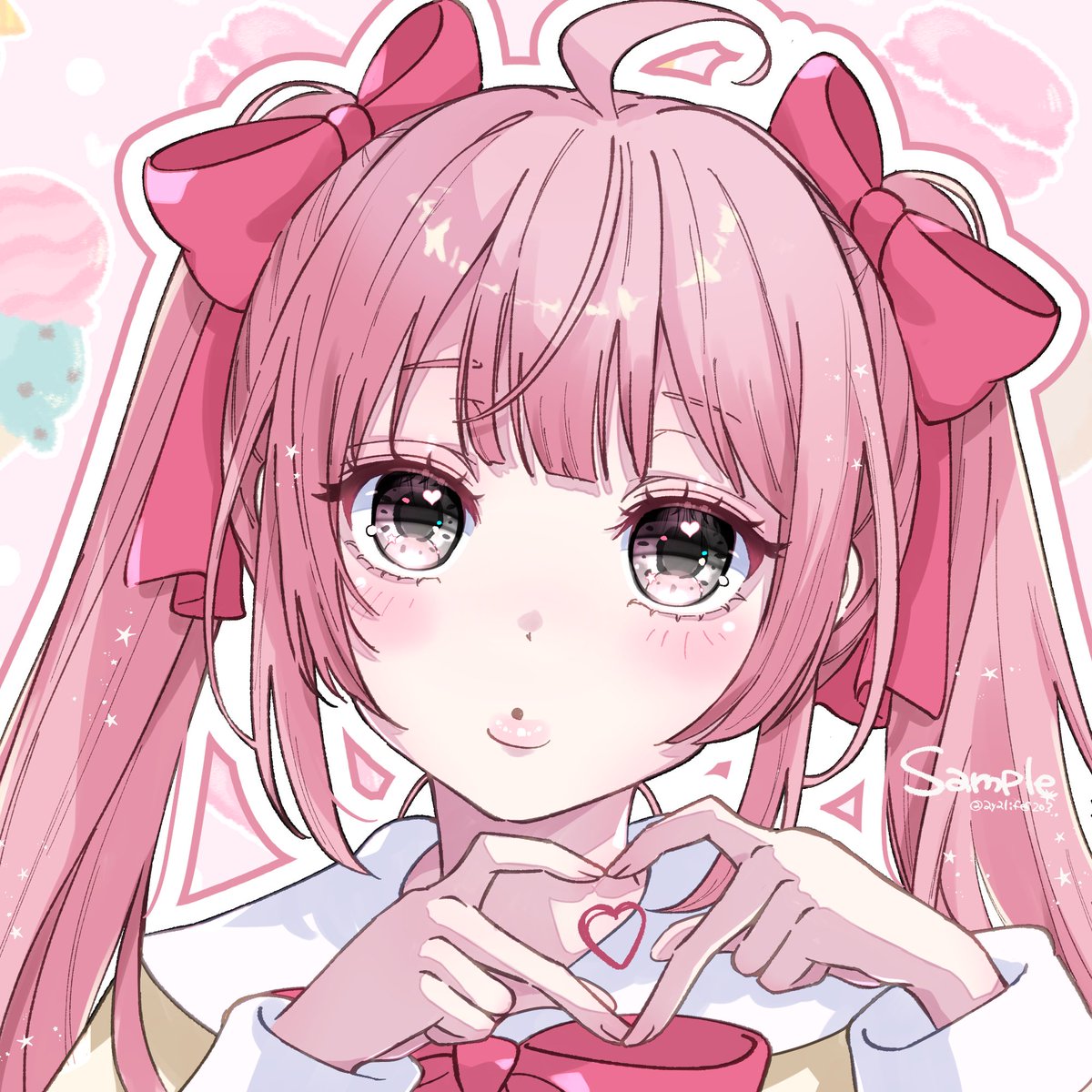 ☂️イラスト企画☂️ アイコンイラストを描きます⭐ 参加方法 私