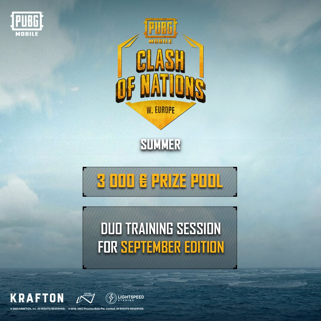 SIR1mg's tweet photo. Training - #ClashOfNation
UC CUSTOMS TONIGHT - DUOS💥
To win the price a duo must win in two matches out of four.
if no duo will win twice, the winners of the last match on Erangel will take the price.
👥Format: Duos.
🏞️Maps: Sanhok, Vikendi, Miramar and Erangel.
💰Price: Winners will have 660 UC x2 each session!
📅 Mark your calendars:
On TikTok, Wednesdays August 16th and 23rd, 7:00 PM CEST.
On Twitch, Thursdays August 17th, and 24th, 7:00 PM CEST.
TikTok🔗 https://t.co/YhzjOZUplF
Twitch🔗 https://t.co/abl6IiErvn
#PUBGMOBILE #AD