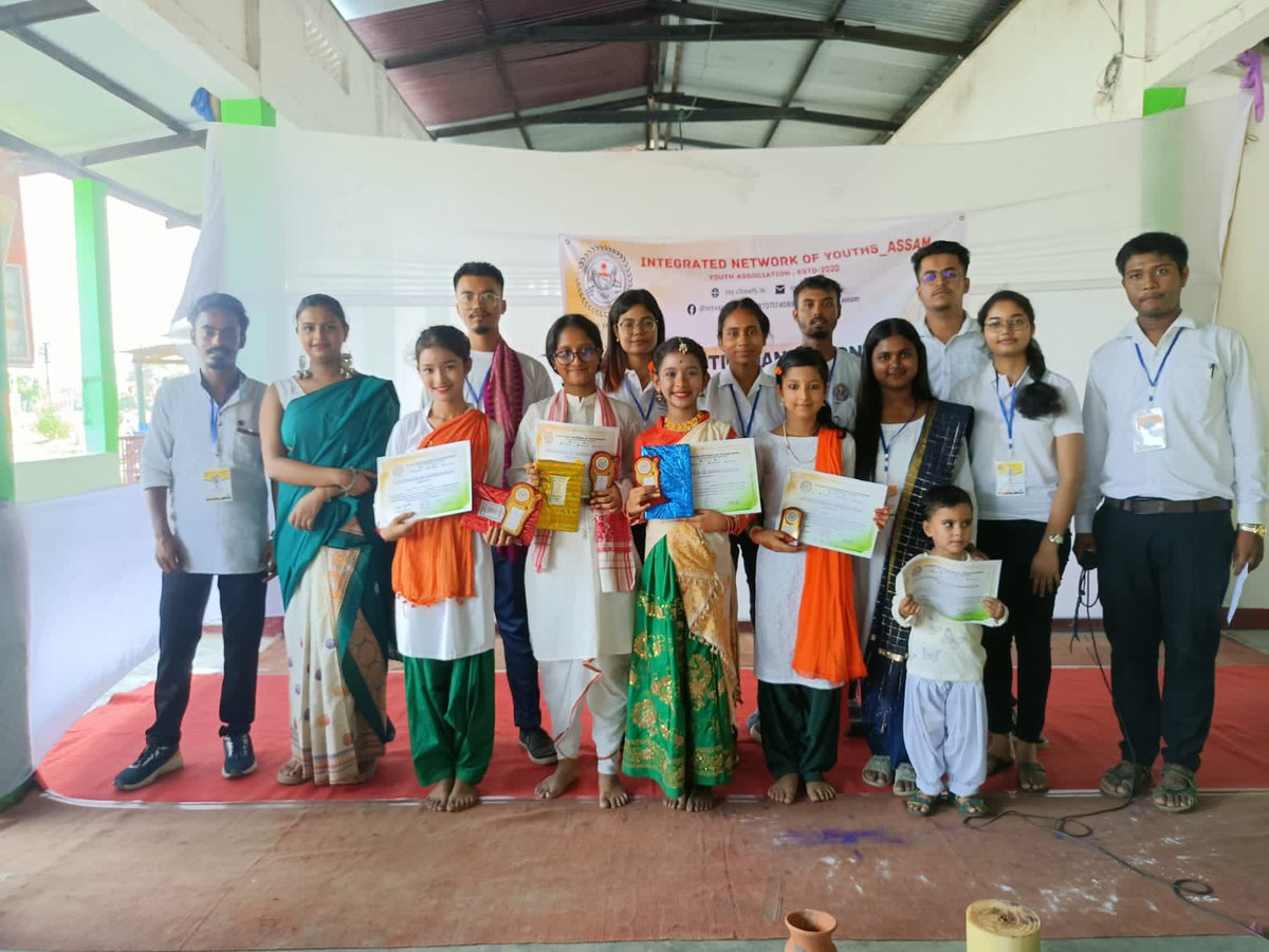 inyassam's tweet photo. INY organised a Patriotic Dance Contest at Historical Pujabari Puranigudam, Nagaon on account of 77th Independence Day. More than 35 participants participated and a crowd of 80 was gathered. We are grateful towards all whoever has supported us in the event. 
#IndependenceDay2023 https://t.co/qerpEshY8q