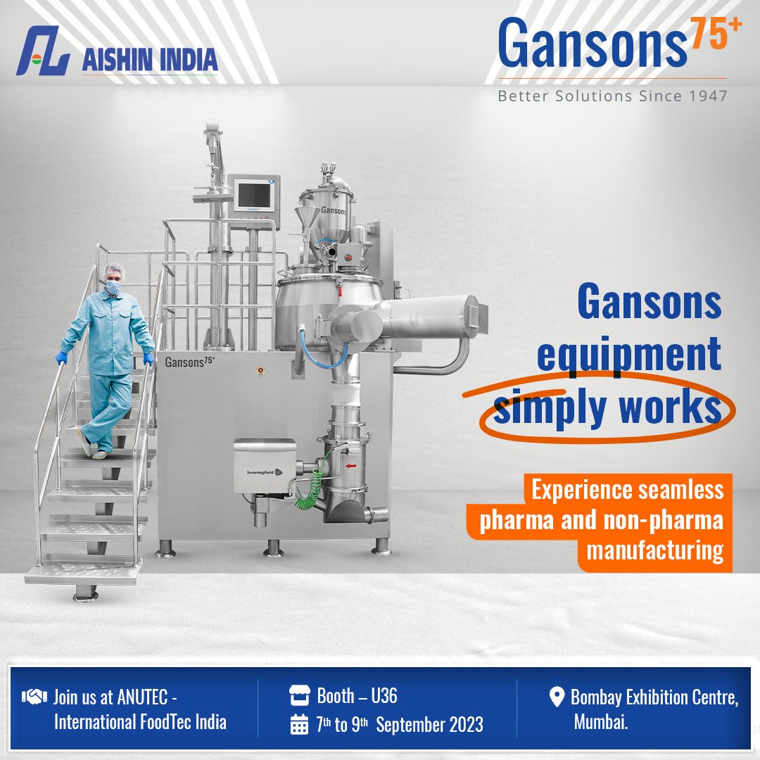 Gansons's tweet photo. βGansons equipment simply works.β This is a testament we have received from clients across the globe, across decades.
Register at the link below for a free pass: https://t.co/n5kyZIiYRR
#anutec2023 #powdertransfer #milling #mixing #nauta #legacy #food #foodingeredients https://t.co/MaxPBv8KaF