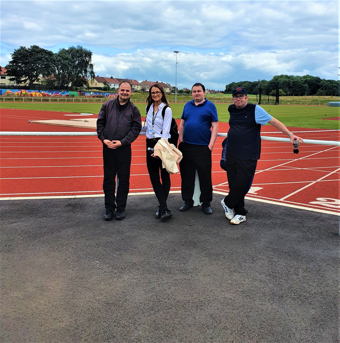 Our Ayr Thriving Communities Employability walking group enjoyed a stroll along the River Ayr and ventured over to take a look at the impressive Riverside sports arena 🏃😎🚶 

#Thriving Communities  
#Employability  
#Walking