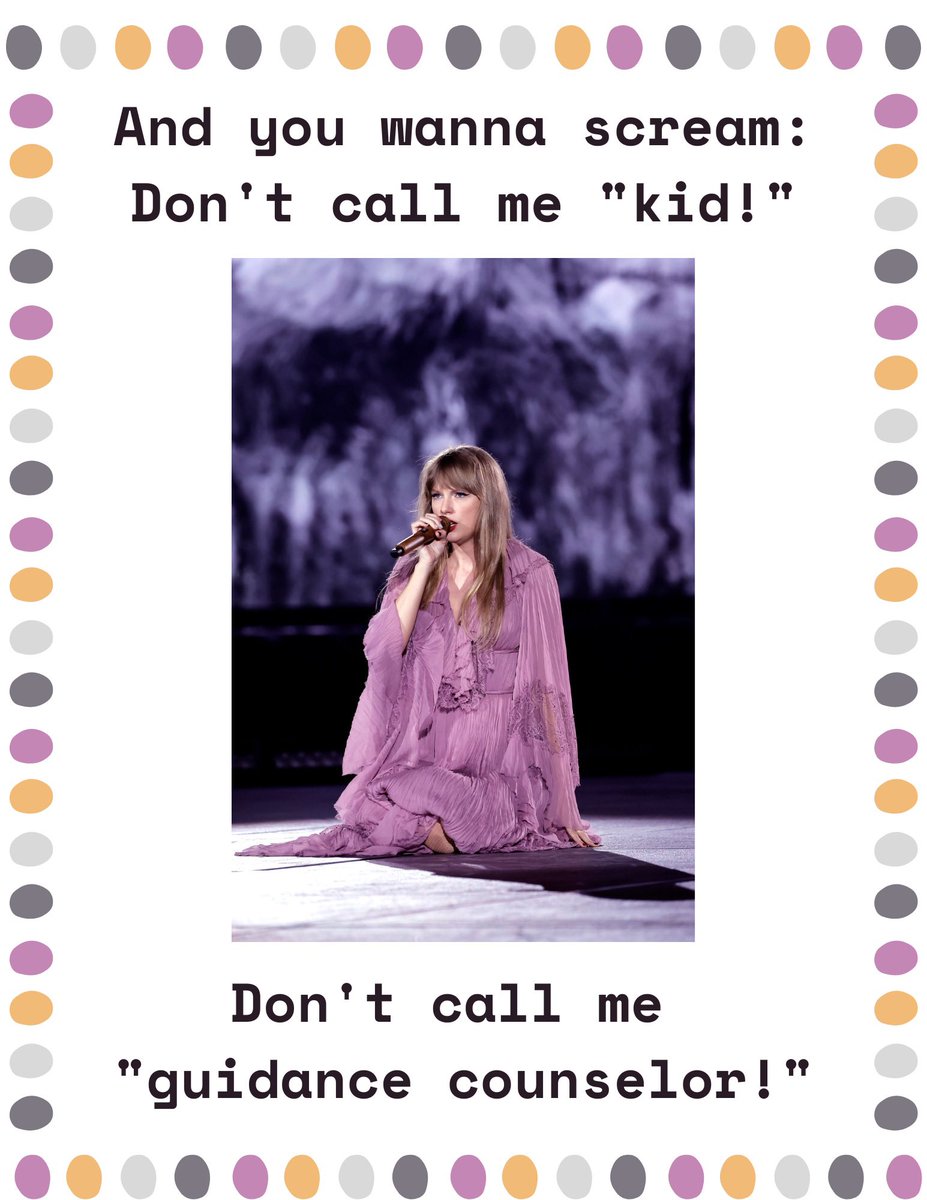 The #taylorswift theming continues 😅 #schoolcounselor #thetitlematters #scchat