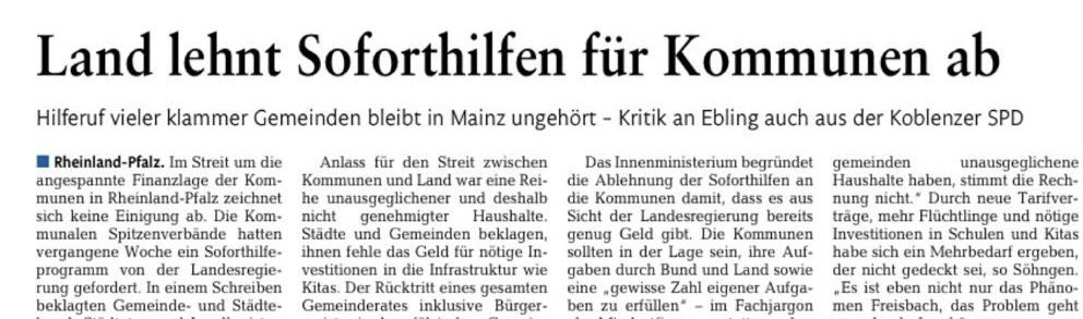 JuliaKloeckner's tweet image. In RLP treten Gemeinderäte und Bürgermeister aus Protest gegen die Ampel-Landesregierung geschlossen zurück. Kommunen werden mit Aufgabenaufwuchs ohne entsprechende Ausstattung hängen gelassen. Sofort-Hilfen lehnt die LReg ab 👉🏻