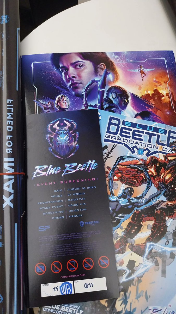 PuppPaasVersion's tweet photo. I'm on to see my husband
#DCFansFirstTH #DCUniverseClub #BlueBeetle https://t.co/r6FO7ECmGv