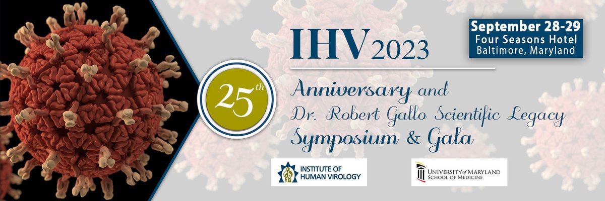 Sessions at IHV2023 will cover topics including Viruses of Yesterday, Today and Tomorrow as well as New Treatments for Human Disease presented by leading experts. To learn more about IHV2023 and to register, visit: eventbrite.com/e/ihv2023-25th…