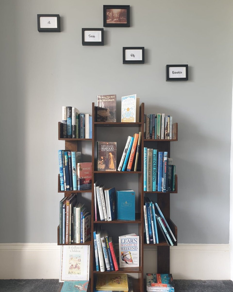 Whether you're partial to the Shipping Forecast 💨🚢 or looking for a Lobster recipe 🦞👨‍🍳 our 'Sea of Books' is themed for all ocean inspired reading 🌊📚. Located in our lounge, with a coffee in tow ☕ makes for perfect relaxation 😊
