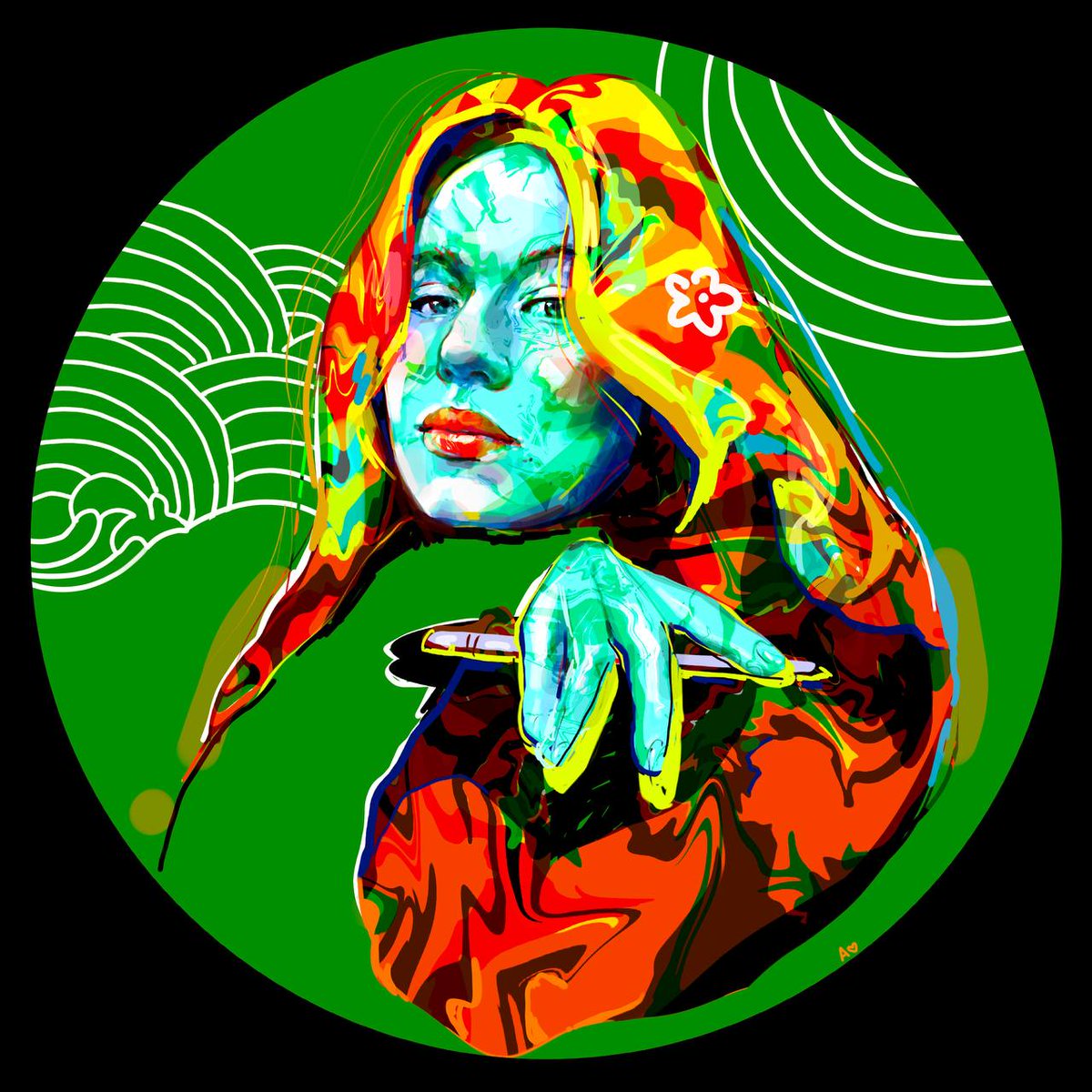 gm💘
I'm glad to show you a portrait I created specially for my friend's birthday🥰
ps. She hasn't seen it yet! 😱