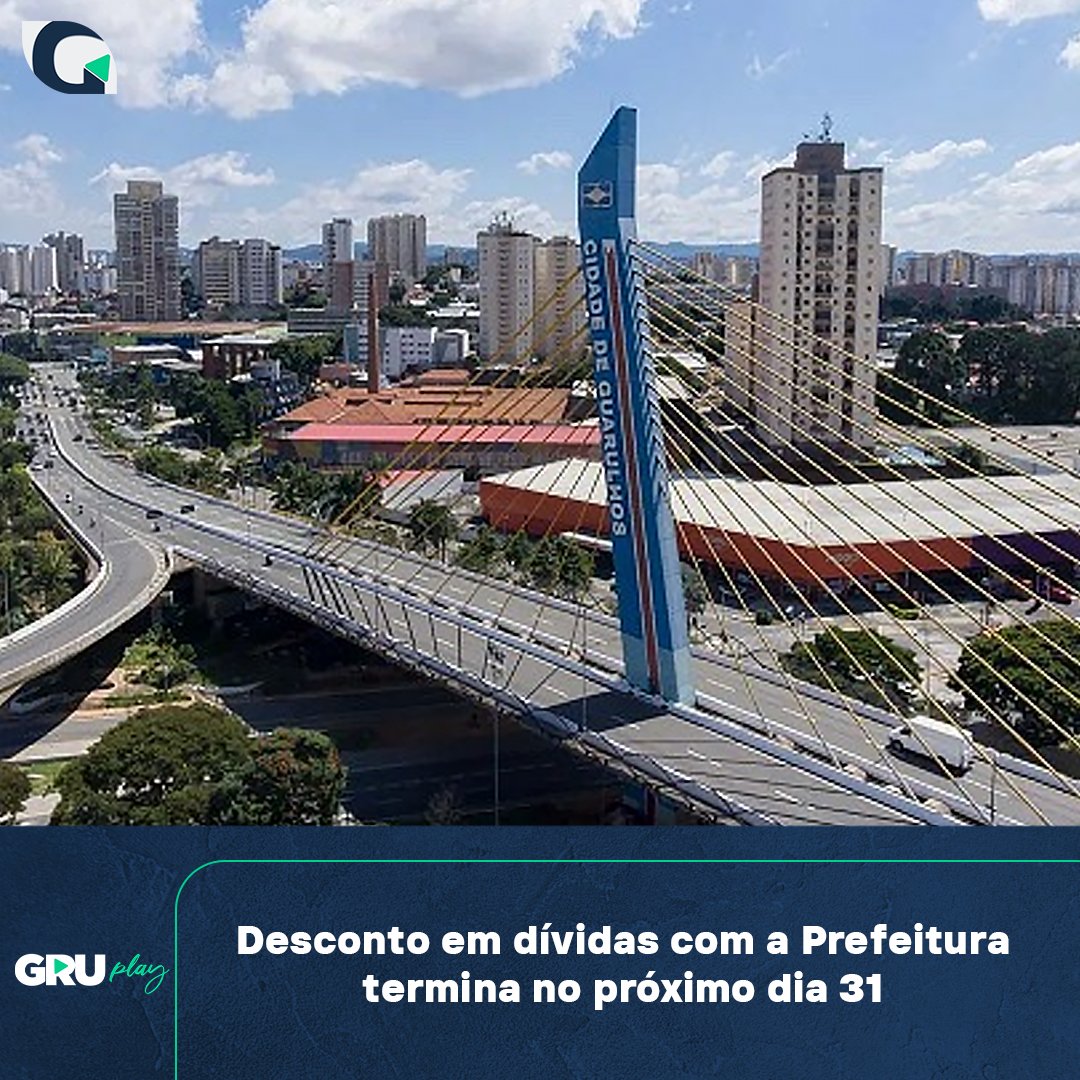 gru_play's tweet photo. O programa de parcelamento da prefeitura de Guarulhos, chamado de Anistia, oferece descontos até 31 de agosto.

 Pagamento único elimina 100% de juros e multas. Parcelamento em seis vezes tem 90% de desconto, enquanto em um ano tem 80%. 

#GRUPLAY https://t.co/aaR1nEnJSc