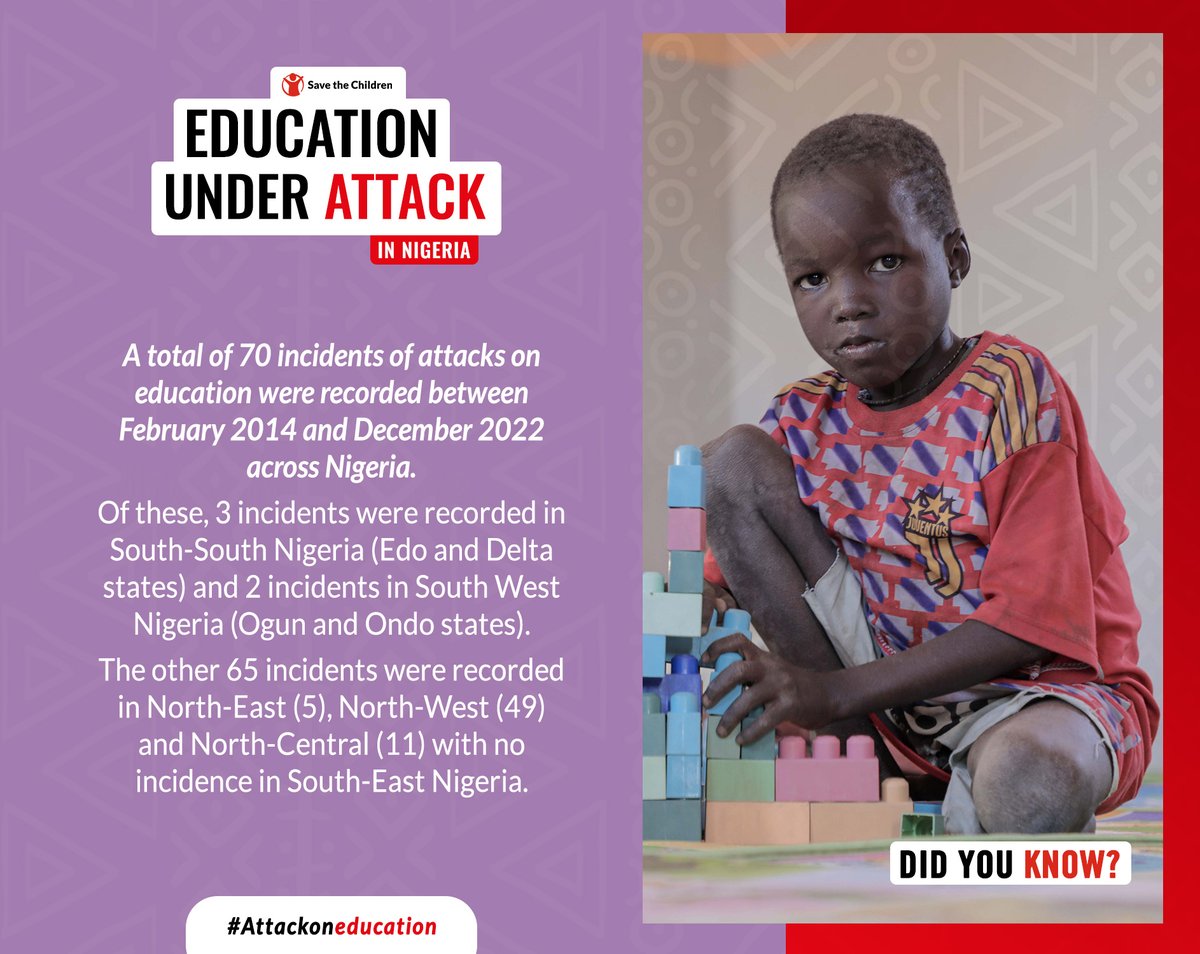 savechildrenNG's tweet photo. Prioritize our growth! Education is a huge part of it!📚 https://t.co/udIG0DBMPf
