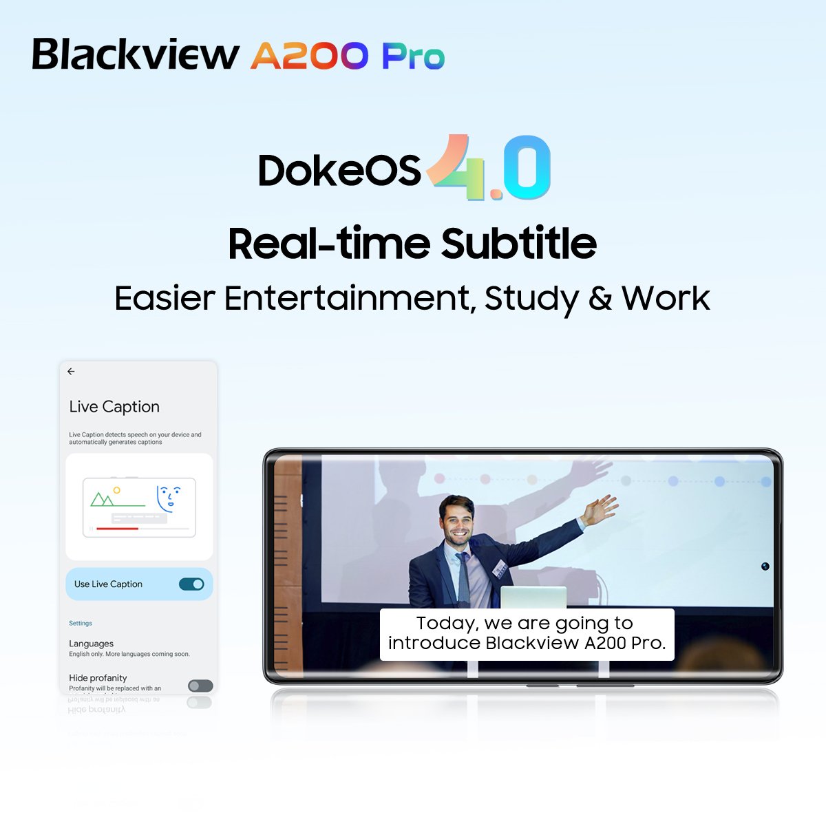BlackviewJapan's tweet photo. 最新の #DokeOS 4.0を搭載した #BlackviewA200Pro は、翻訳アプリや通訳アプリを使わなくても、耳にしたあらゆるものをリアルタイムで通訳できるようになりました!音声ファイル、オンライン授業、テレビ番組、国際会議など、何でもござれ!
https://t.co/K3gkARnJBA https://t.co/k5CqTiowSj
