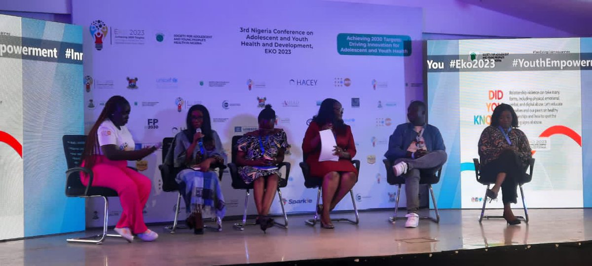 The ongoing Panel session at the #Eko2023 pre-youth conference
#YouthPartnership 
#YouthEmpowerment