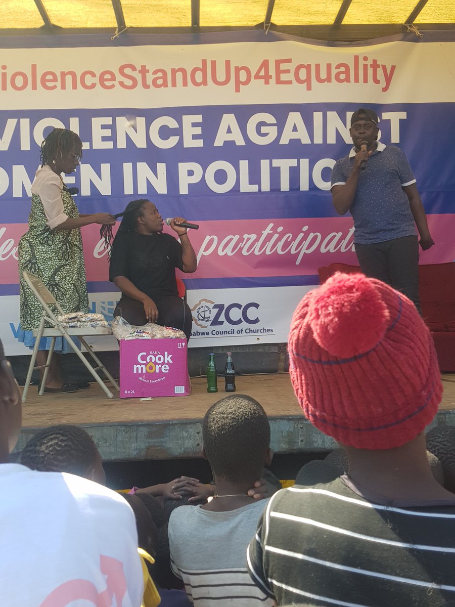 All things start small. Women take courage and occupy the space. Musavhunduke kana kubvuma kutyisidzirwa. Dont doubt yourselves. Mwana achifamba haangotange nenhanho, anoti dhee nhanha dhee nhanha
#EndViolenceStand4Equality 
#WomenInclusion
<a href="/zccinzim/">Zimbabwe Council of Churches</a> 
<a href="/unwomenzw/">UN Women Zimbabwe</a> 
<a href="/GenderZimbabwe/">Zimbabwe Gender Commission</a>