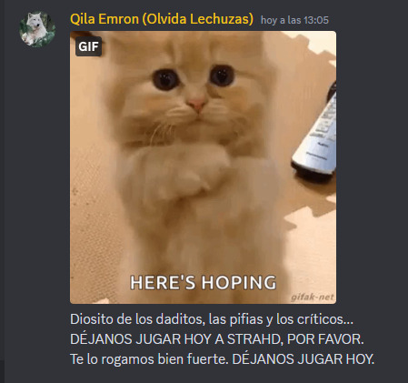 Wolfnitta's tweet photo. Pero sí, llevamos dos cancelaciones seguidas.
Una por internet, otra por familia... Déjanos jugar hoy, que luego el mono y el hype se acumulan XD
#strahd #maldicionesvarias #grupomolón #osquiero #quierojugar https://t.co/4FVtxhdx7J