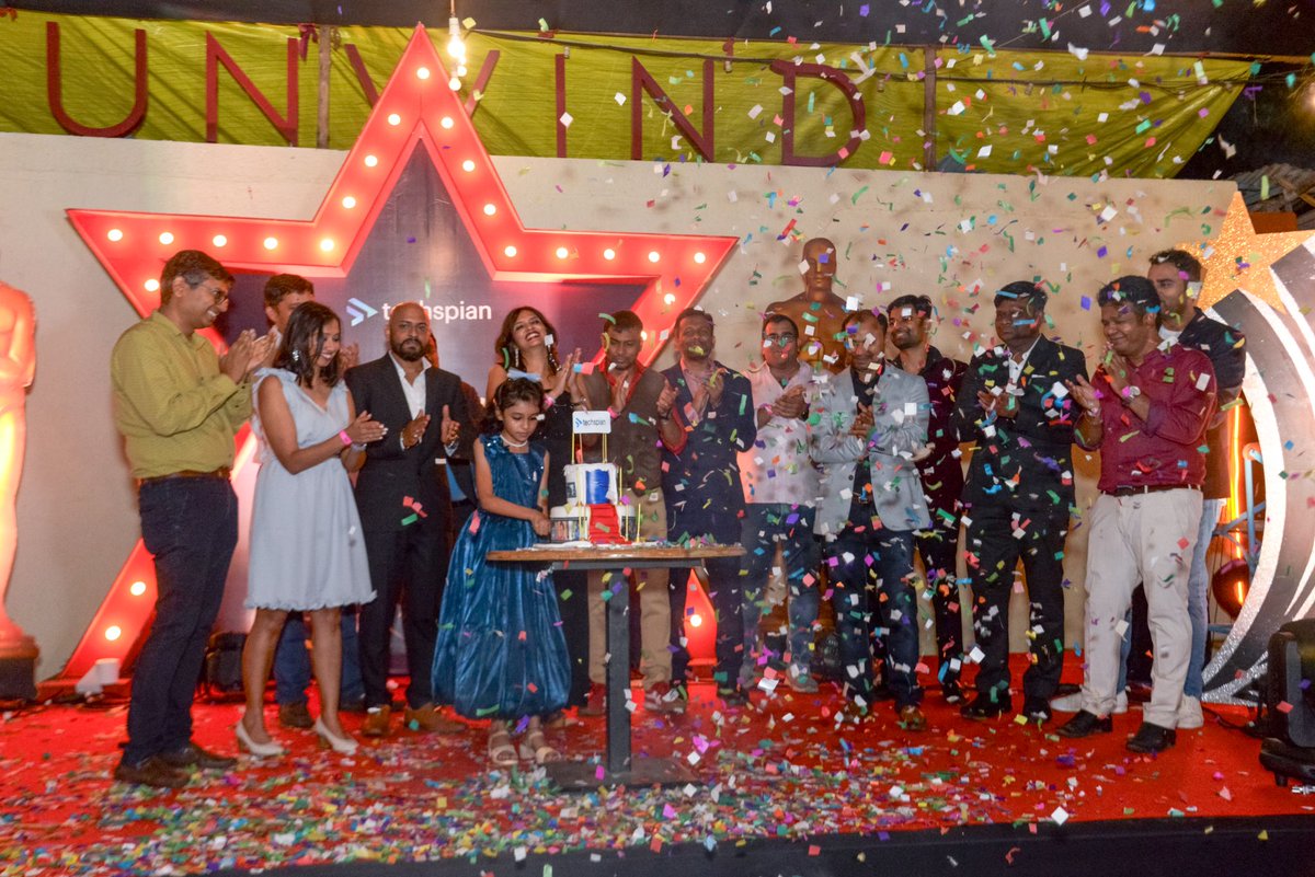 Techspian_'s tweet image. A glimpse of the 3rd Foundation Day Celebrations🥳.  

#techspian #celebrations #corporateevent